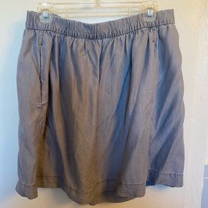 Gap gray circle skirt with pockets